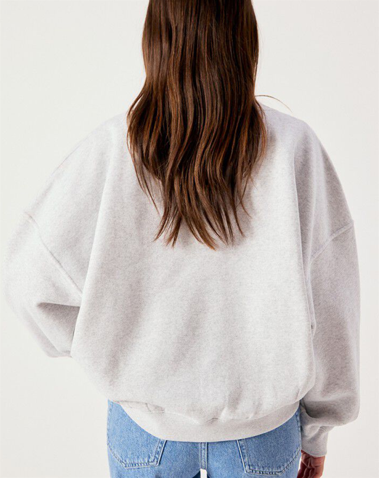 American Vintage - Baptown Sweatshirt - Heather Grey